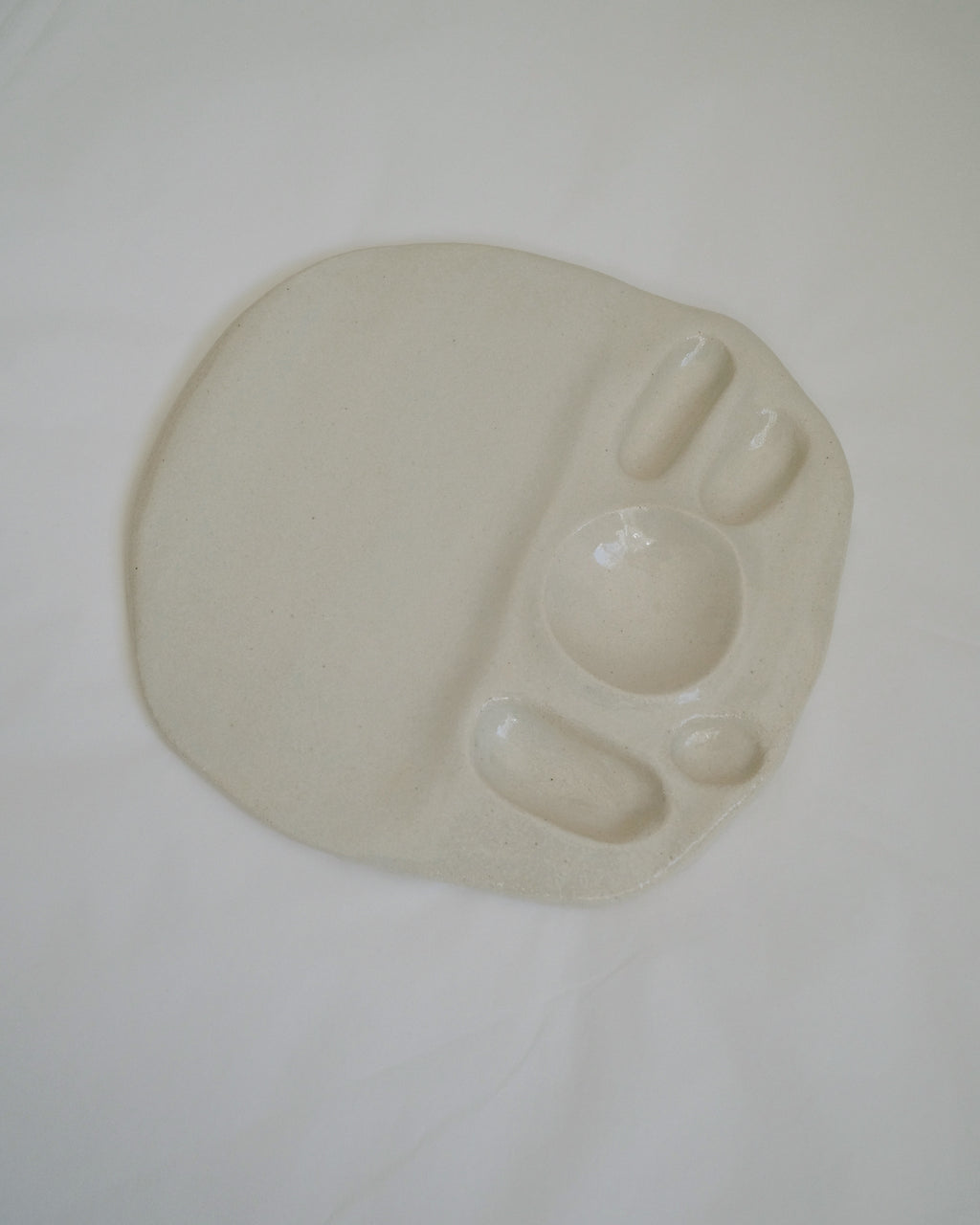 Talerz Snack Plate White Milk