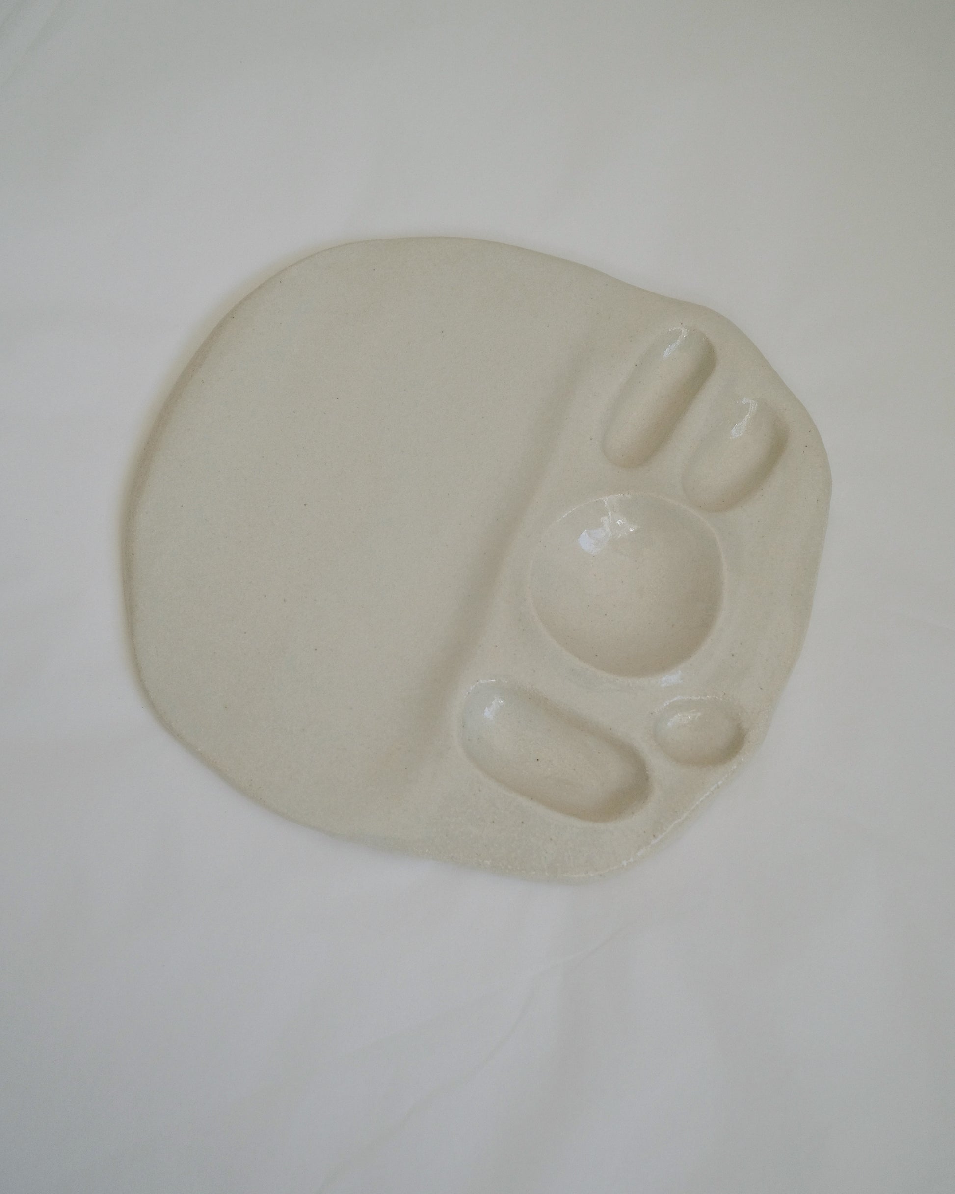 Talerz Snack Plate White Milk