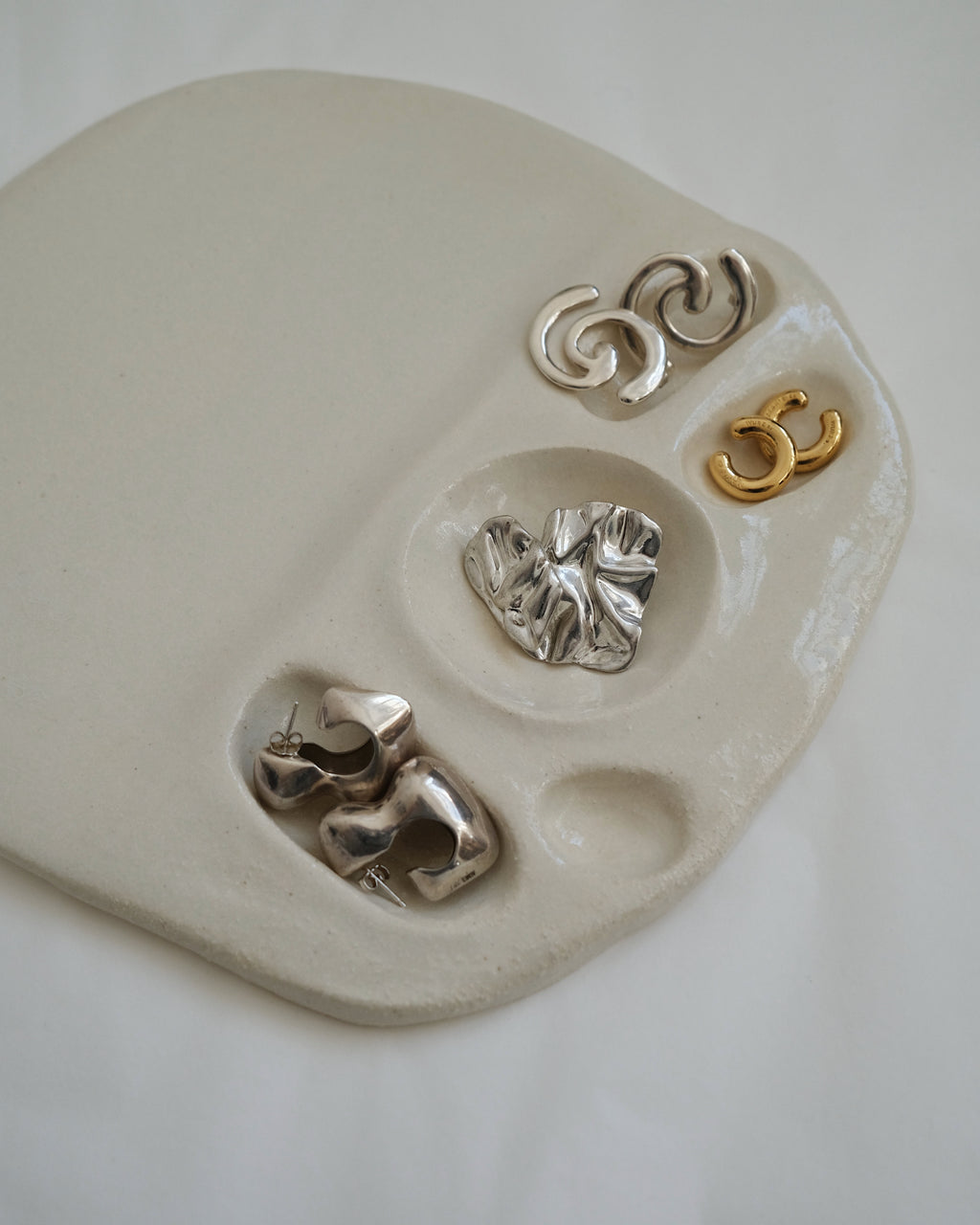 Talerz Snack Plate White Milk